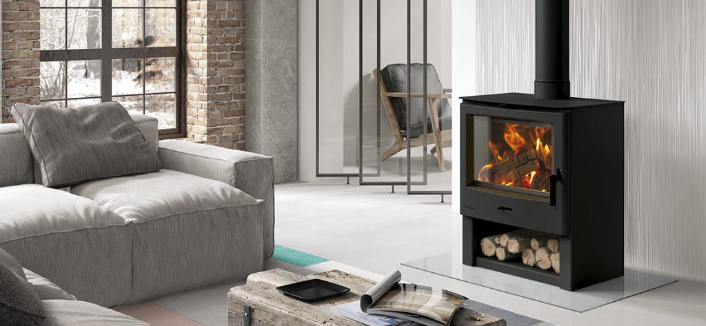 EB-1, una estufa de gran capacidad de calefacción