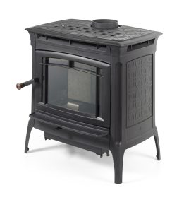 Estufa Manchester negro mate