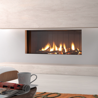 Chimeneas de gas MG Frontal