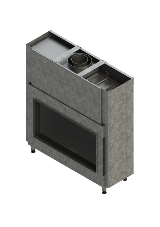 Chimenea de gas MG frontal