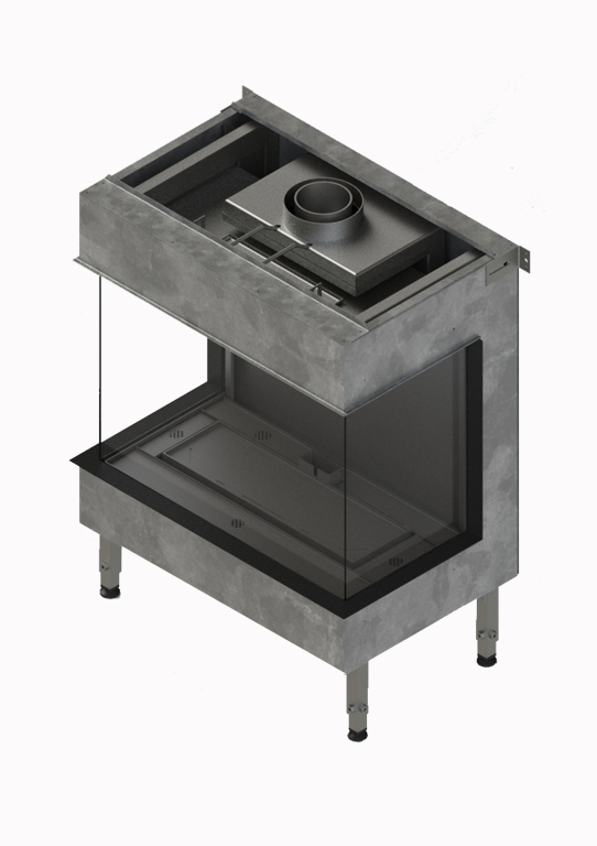 Chimenea de gas panorámica MG TC