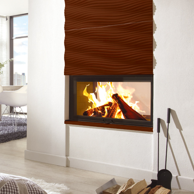 Chimenea de leña Lina Tunnel